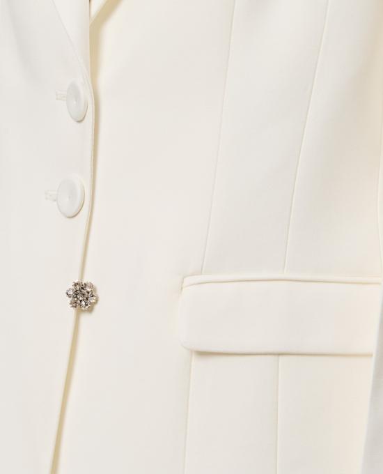 25SS 웨일즈보너 수트 자켓 WS25JA16CO03000 White - WALES BONNER