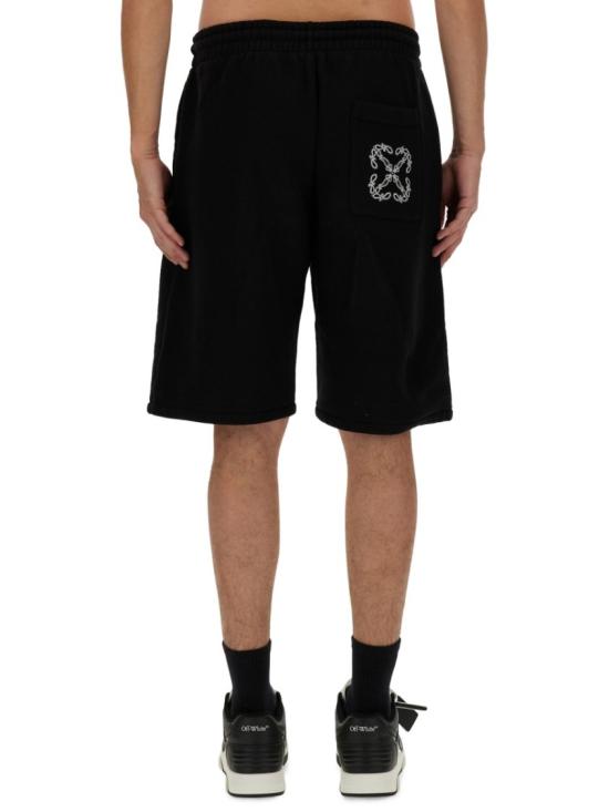 오프화이트 숏팬츠 OMCI013 S24FLE0011001 Black - OFF WHITE