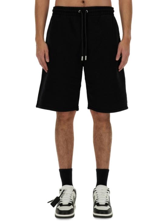  오프화이트 숏팬츠 OMCI013 S24FLE0011001 Black