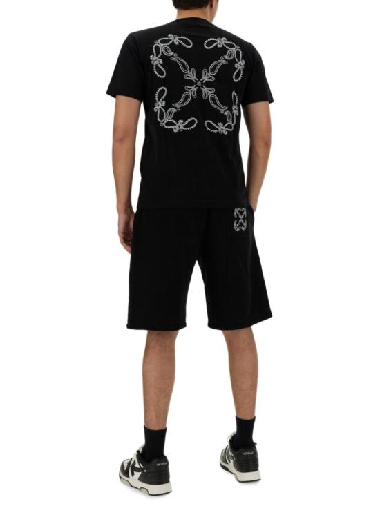  오프화이트 숏팬츠 OMCI013 S24FLE0011001 Black - OFF WHITE