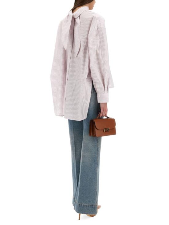  빅토리아 베컴 블라우스 1225WSH006261A LILAC PAPRIKA WHITE Pink - VICTORIA BECKHAM