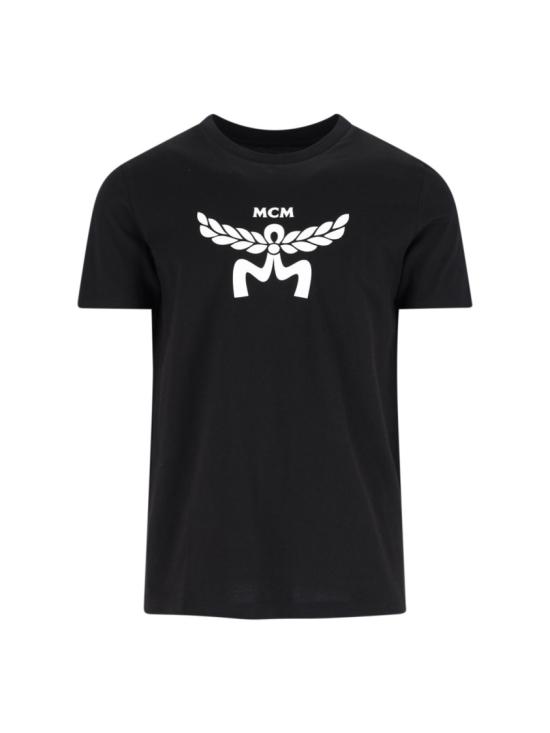 25FW 엠시엠 반팔 티셔츠 MHTFSMM01BK Black