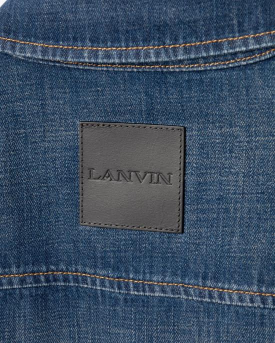 25FW 랑방 데님 자켓 RM SI0111 D091 E25 22 LIGHT BLUE Blue - LANVIN