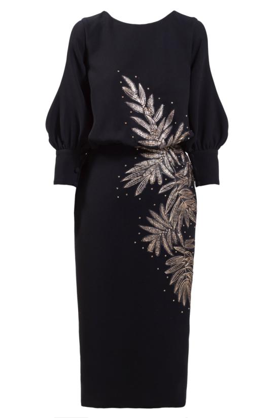  사이드 코베이시 롱 원피스 숏 스트레이트 드레스