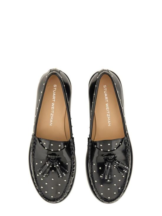 25FW 스튜어트 와이츠먼 플랫 슈즈 SL495 BLK Black - STUART WEITZMAN