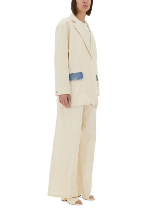  모스키노 스트레이트 팬츠 03463717 1463 Neutrals - MOSCHINO