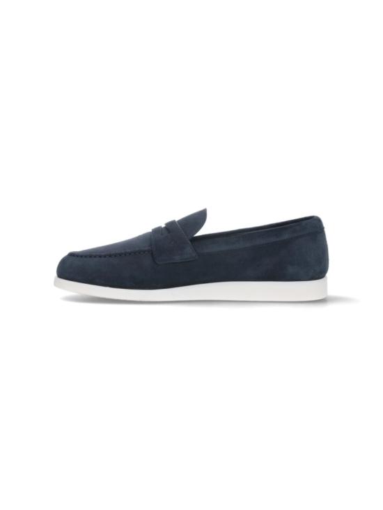  처치스 포츠머스 스웨이드 로퍼 EDB149 9CAF0ABM Blue - CHURCHS