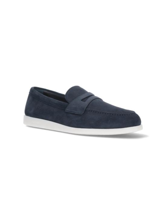  처치스 포츠머스 스웨이드 로퍼 EDB149 9CAF0ABM Blue - CHURCHS