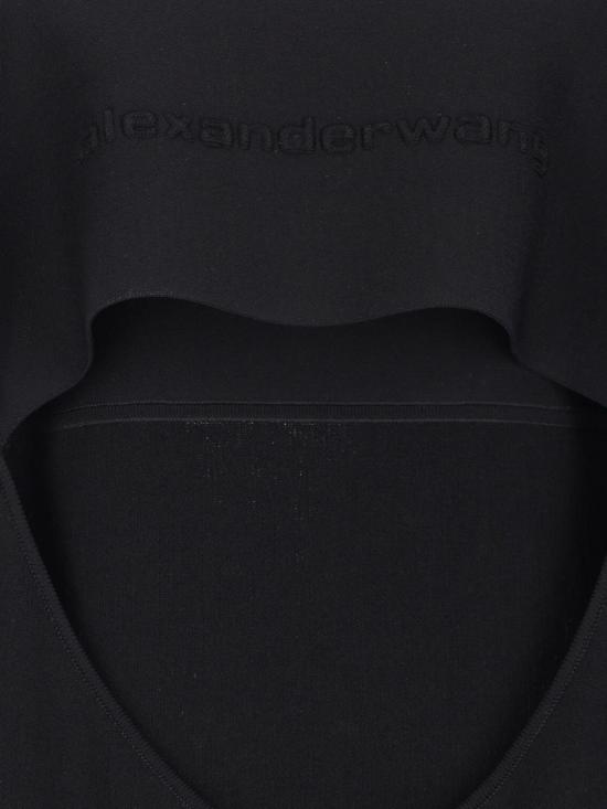25FW 알렉산더 왕 미디 원피스 1KC3256002001 Black - ALEXANDER WANG
