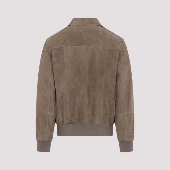 25SS 브루넬로 쿠치넬리 스웨이드 봄버 자켓 MPCAO2026 Brown - BRUNELLO CUCINELLI