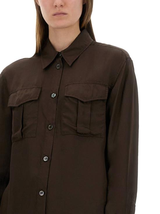 25SS 아스페시 블라우스 5489 C32801228 Brown - ASPESI