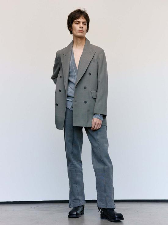  아워레가시 수트 자켓 아워 레거시 더블 그레이 위브 울 샤프 Db 블레이저