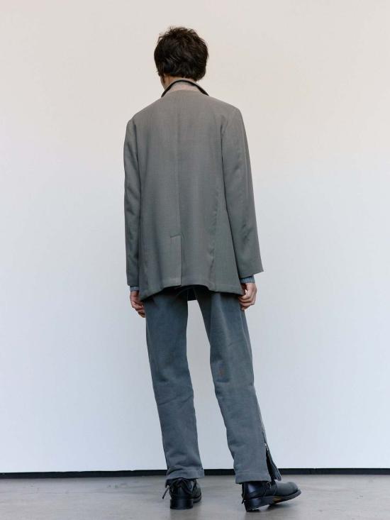  아워레가시 수트 자켓 아워 레거시 더블 그레이 위브 울 샤프 Db 블레이저 - OUR LEGACY