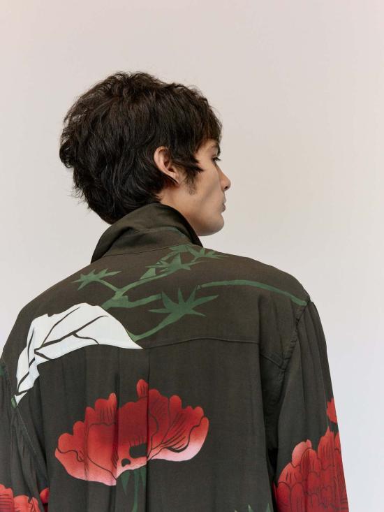  아워레가시 긴팔 셔츠 Our Legacy Hell Of Ween 프린트 위 - OUR LEGACY