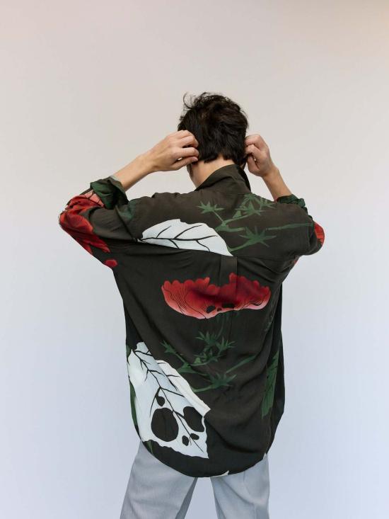  아워레가시 긴팔 셔츠 Our Legacy Hell Of Ween 프린트 위 - OUR LEGACY