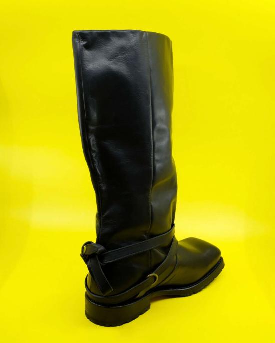  아워레가시 부츠 아워 레거시 블랙 텐실 소가죽 하이엔진 - OUR LEGACY