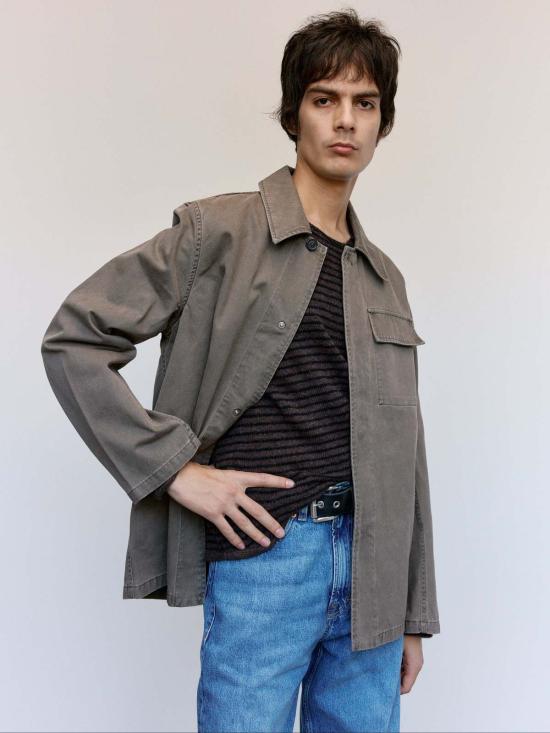  아워레가시 자켓 아워 레거시 디치 워시 아웃 트윌 코튼 더치 워크 재킷