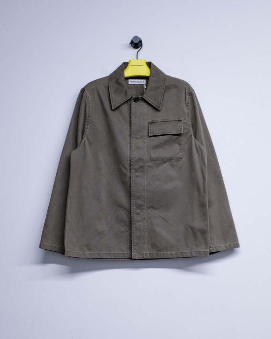  아워레가시 자켓 아워 레거시 디치 워시 아웃 트윌 코튼 더치 워크 재킷 - OUR LEGACY