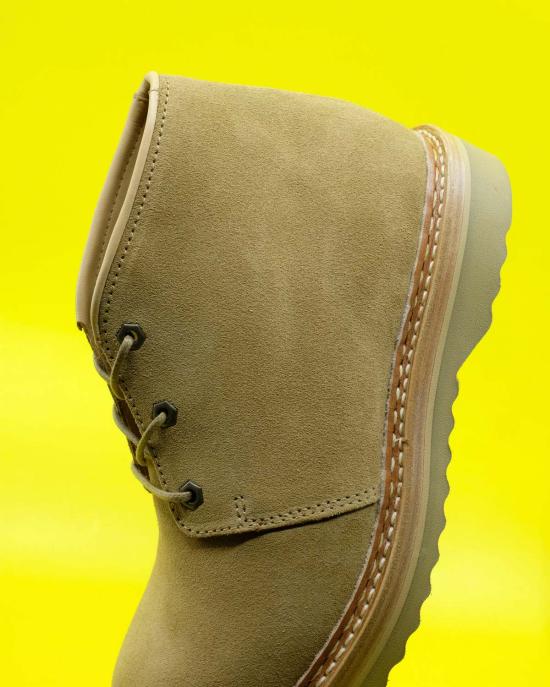  아워레가시 부츠 아워 레거시 메달리온 벨루어 스웨이드 추카 - OUR LEGACY