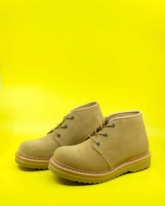  아워레가시 부츠 아워 레거시 메달리온 벨루어 스웨이드 추카 - OUR LEGACY