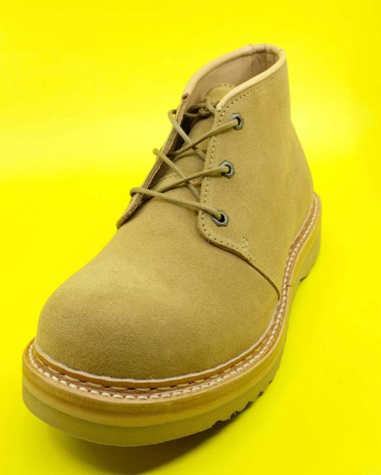  아워레가시 부츠 아워 레거시 메달리온 벨루어 스웨이드 추카 - OUR LEGACY