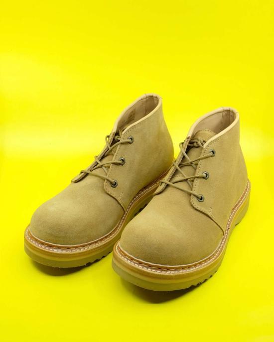  아워레가시 부츠 아워 레거시 메달리온 벨루어 스웨이드 추카 - OUR LEGACY