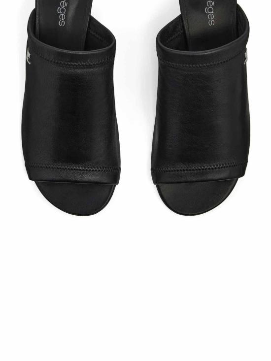 25SS 쿠레쥬 뮬/슬리퍼 125SSD031AG00299999 Black - COURREGES