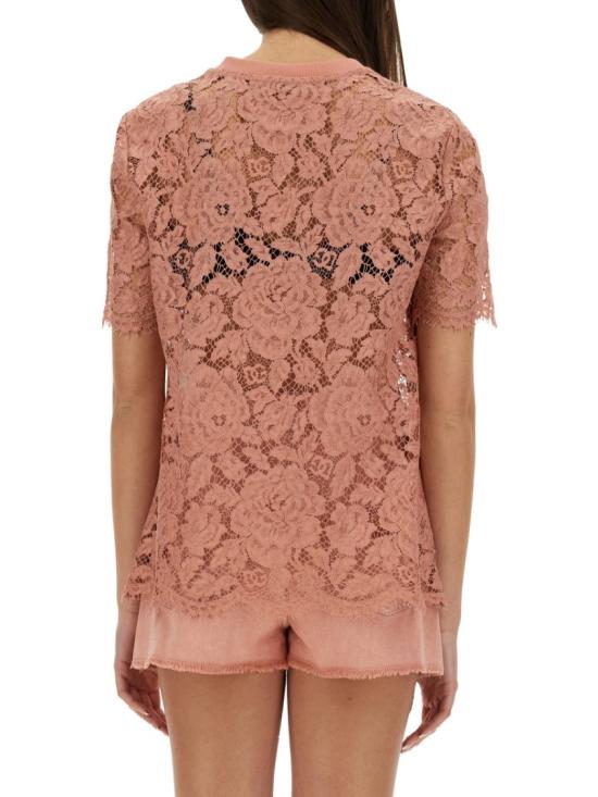 25SS 돌체앤가바나 반팔 티셔츠 F8V21T HLM7LF0473 Pink - DOLCE & GABBANA