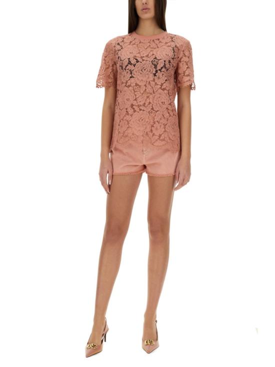 25SS 돌체앤가바나 반팔 티셔츠 F8V21T HLM7LF0473 Pink - DOLCE & GABBANA