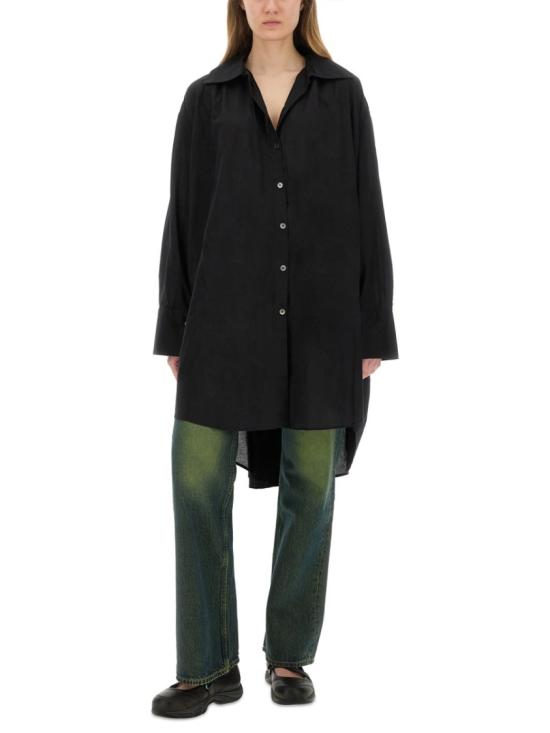 25SS 아워레가시 미디 원피스 W2257GB BLACKVOILE Black - OUR LEGACY