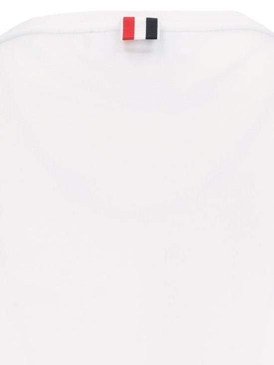 25SS 톰브라운 반팔 티셔츠 MJS282A J0199100 White - THOM BROWNE