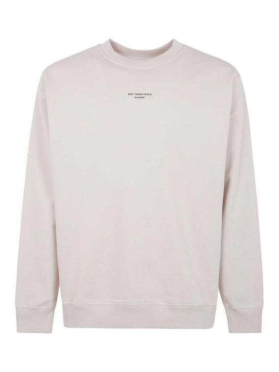 25FW 드롤드무슈 긴팔 티셔츠 PERMSW148CO127MT White