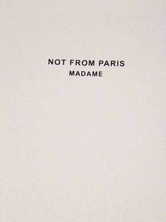 25FW 드롤드무슈 긴팔 티셔츠 PERMSW148CO127MT White - DROLE DE MONSIEUR