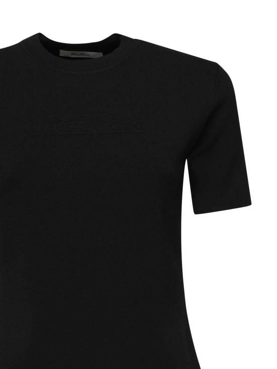 25SS 막스마라 반팔 티셔츠 251E15 Black - MAX MARA