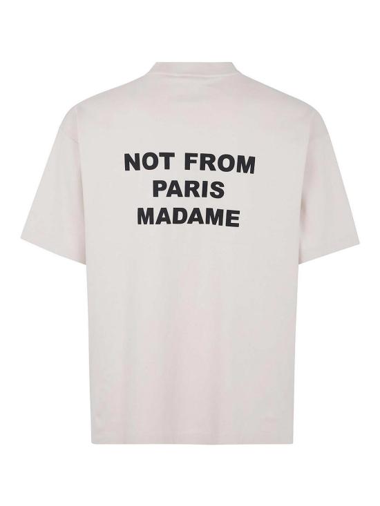 26SS 드롤드무슈 반팔 티셔츠 PERMTS203CO002MT White - DROLE DE MONSIEUR