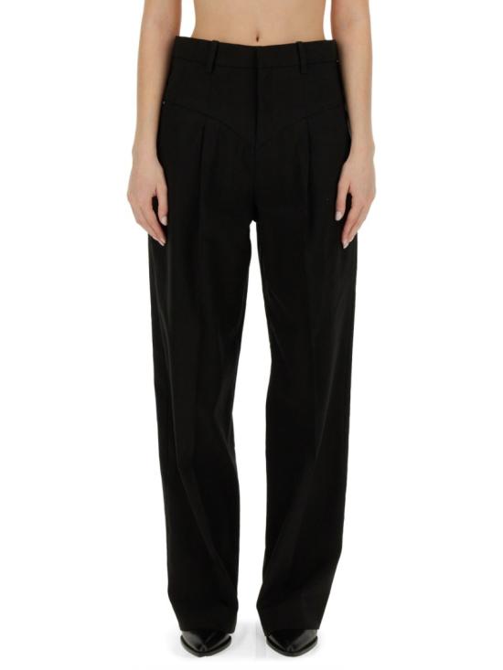  이자벨마랑 STAYA 스타야 와이드 팬츠 STAYA 스타야 와이드 팬츠 PA0270FB B1F04I01BK Black