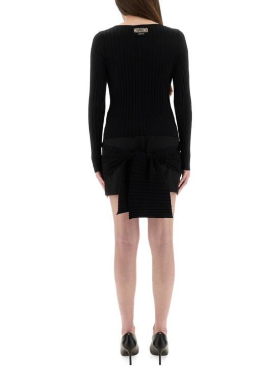 25FW 모스키노 탑 09128201 1555 Black - MOSCHINO
