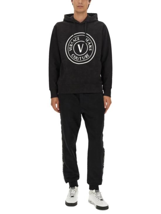  베르사체 후드 티셔츠 75GAIT08 CF06T899 Black - VERSACE