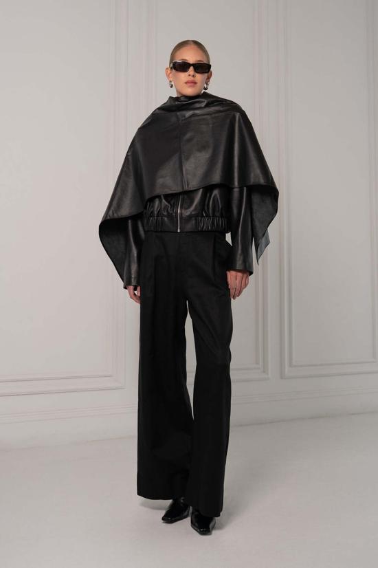  파렌테지 머플러/스카프 가죽 케이프 스카프 - PARENTEZI