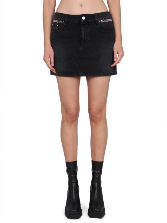  스텔라 맥카트니 데님 스커트 6D0188 3SPH441000 Black