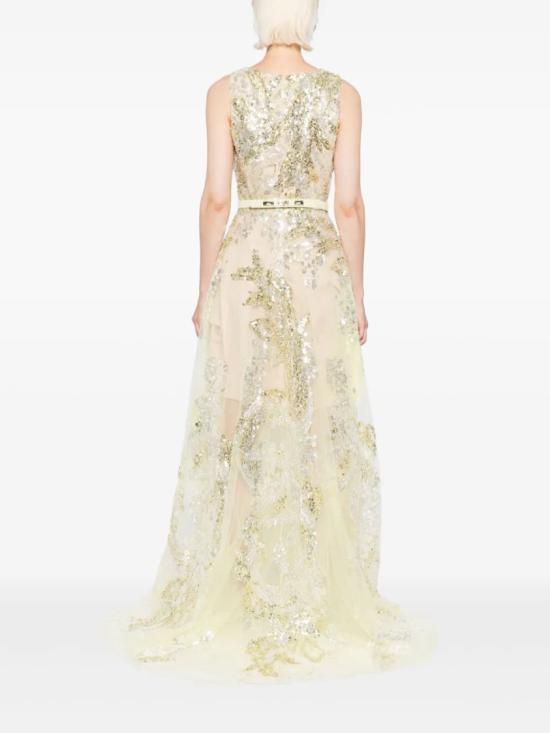  사이드 코베이시 롱 원피스 자수 롱드레스 - SAIID KOBEISY