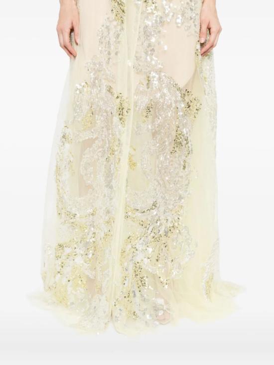  사이드 코베이시 롱 원피스 자수 롱드레스 - SAIID KOBEISY