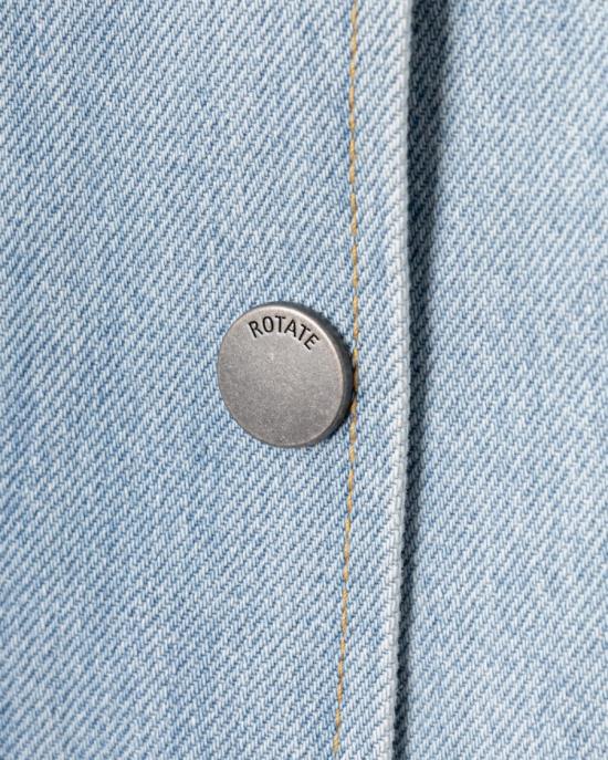 25SS 로테이트 데님 셔츠 1141821468 1468 LIGHT BLUE DENIM Blue - ROTATE