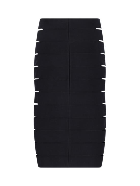  알라이아 미디 스커트 AA9J21705M836995 Black - ALAIA