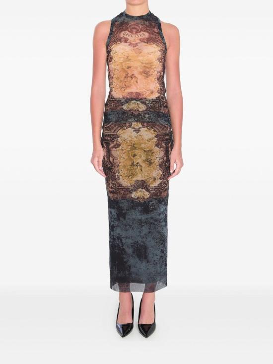 25FW 장 폴 고티에 민소매 티셔츠 TO304 M006P 005740 BLACK