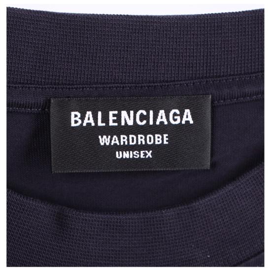  발렌시아가 반팔 티셔츠 612966TJV873967 Blue - BALENCIAGA
