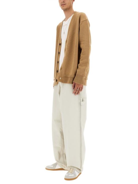  마르지엘라 엘보우 패치 가디건 SI1GP0003 S18064106F Neutrals - MAISON MARGIELA