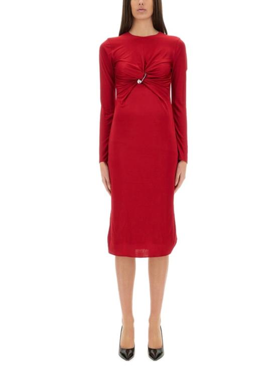 25SS 베르사체 미디 원피스 1018475 1A124971RB30 Red