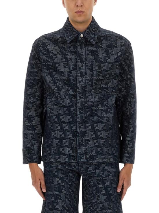  펜디 데님 자켓 FW1321 AUX4F0BUZ Blue