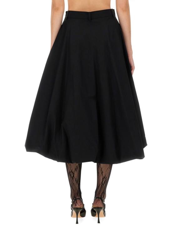 25FW 모스키노 스커트 01065431 0555 Black - MOSCHINO